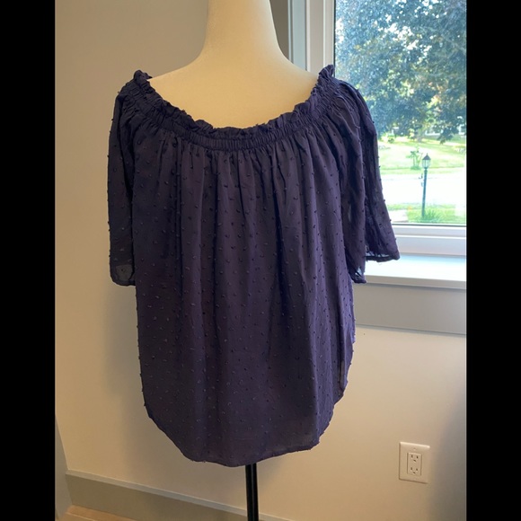 🐦2/30 Miami off the shoulder blouse size small - Picture 5 of 6